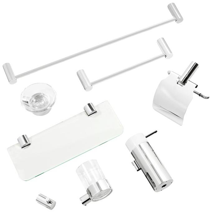 Mat Inter Настенная мыльница из нержавеющей стали и стекла Bilbao Ac03.09990 - Вид №3