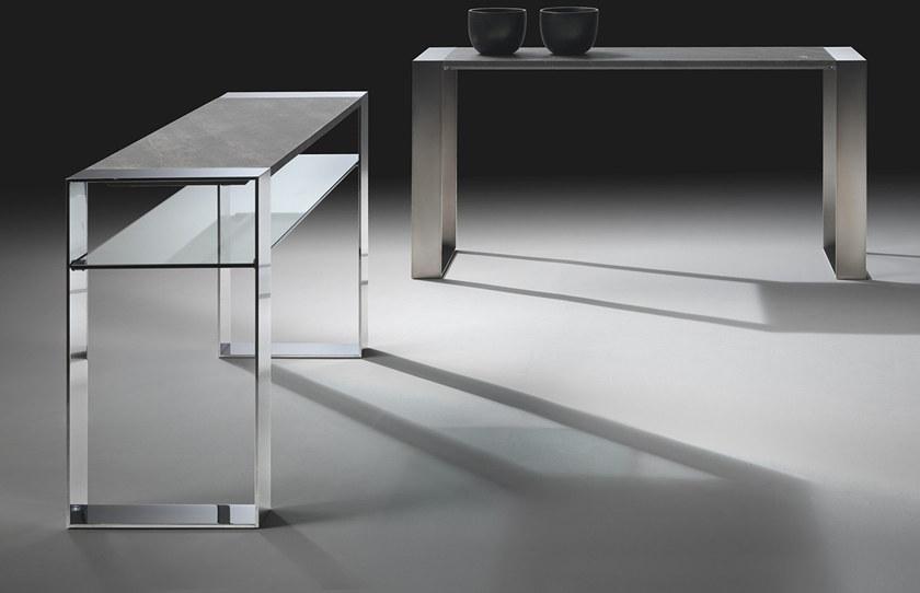 F.lli Orsenigo Прямоугольная консоль из стали и стекла Ring sun-id-1375367 - Вид №1