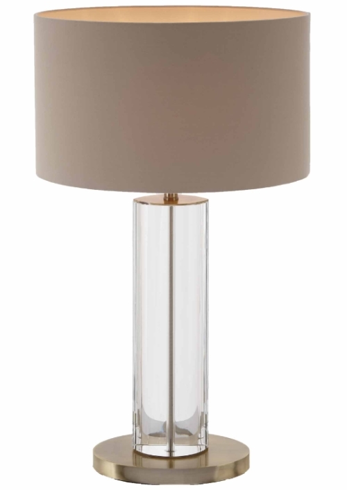 Настольная лампа Favelle Tall 5282 PUSHA ИНТЕРЬЕРНЫЕ 061958 Коричневый;прозрачный  - Вид №1
