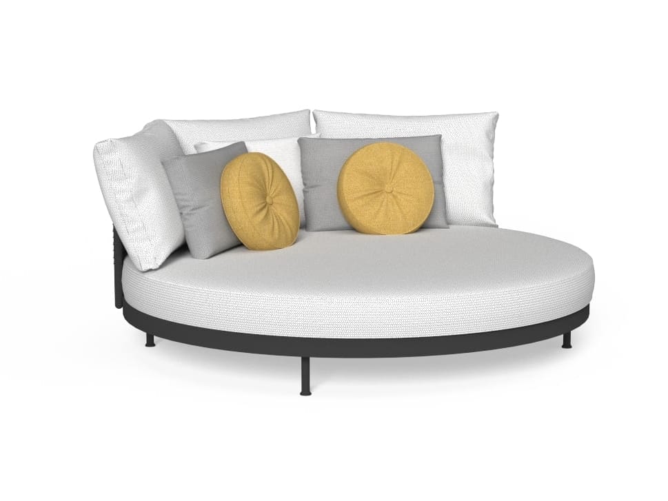 Круглая Садовая кровать из ткани с веревочной спинкой Talenti Slam / Rope ARCH-00080111