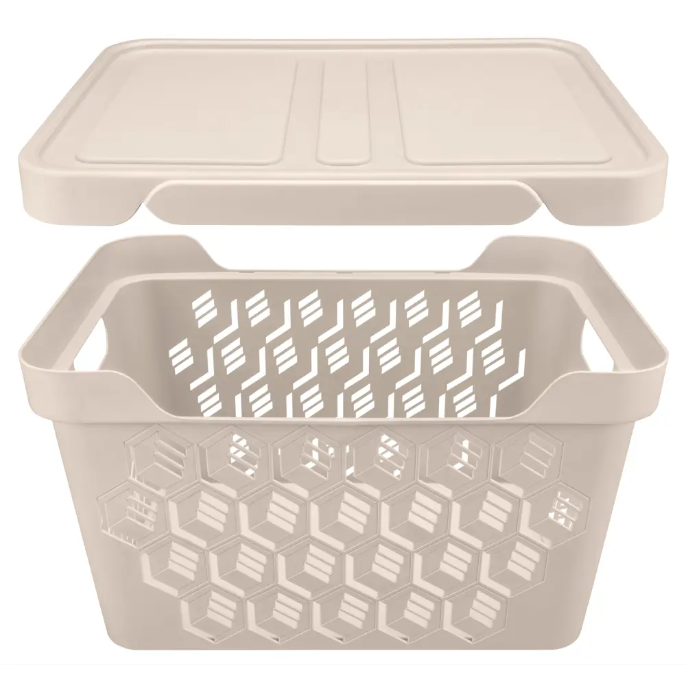 Santreyd Перфорированный органайзер 18 л с крышкой-полкой 82215662 Ящик STLM-0022147 - Вид №5