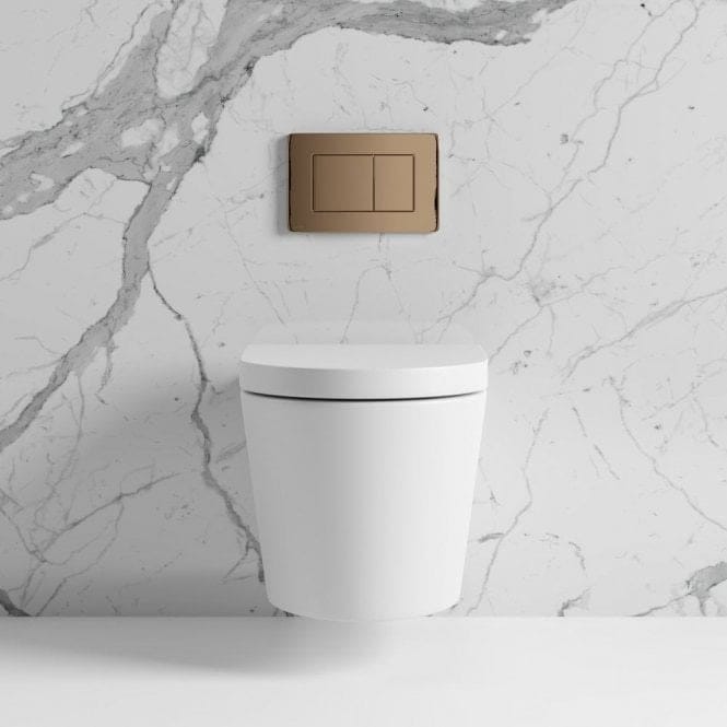 Керамический подвесной туалет с пластиной и сливной кассетой LUSSO без ARCH-00082135 - Вид №15