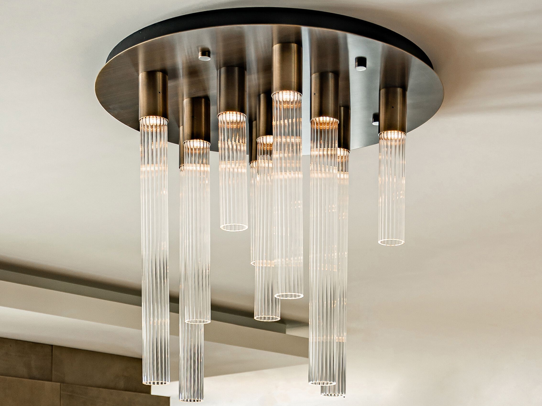 Стеклянный потолочный светильник ILFARI ARCH-00007408 - Вид №1