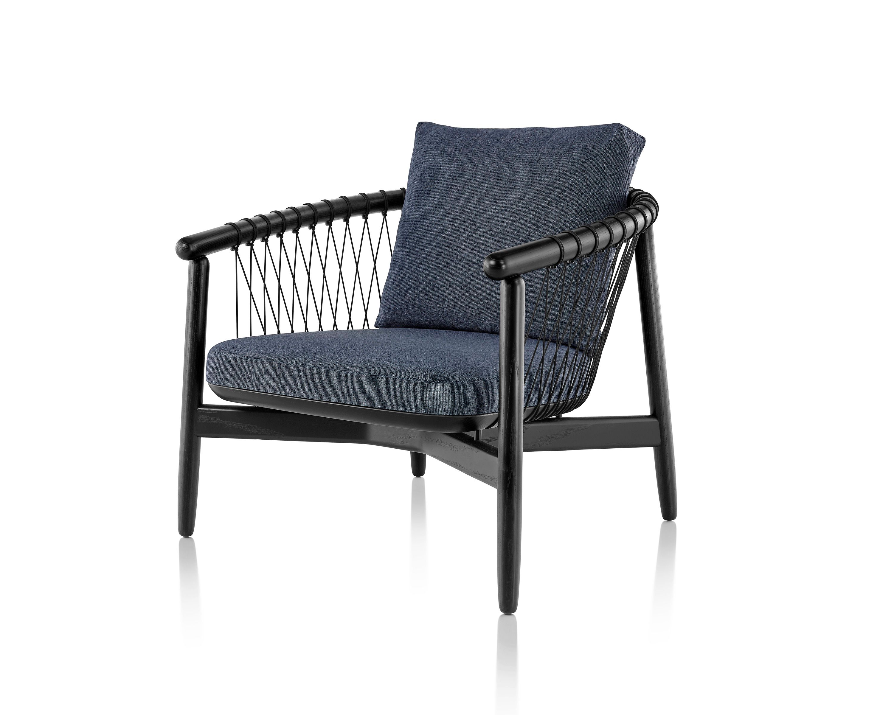 Кресло из дерева и ткани с подлокотниками Herman Miller Crosshatch ARCH-00123148 - Вид №28