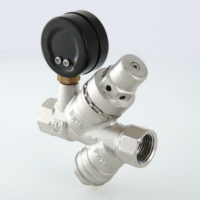 VT.082.N.05 Редуктор давления с фильтром и манометром Valtec 3/4"  - Вид №13