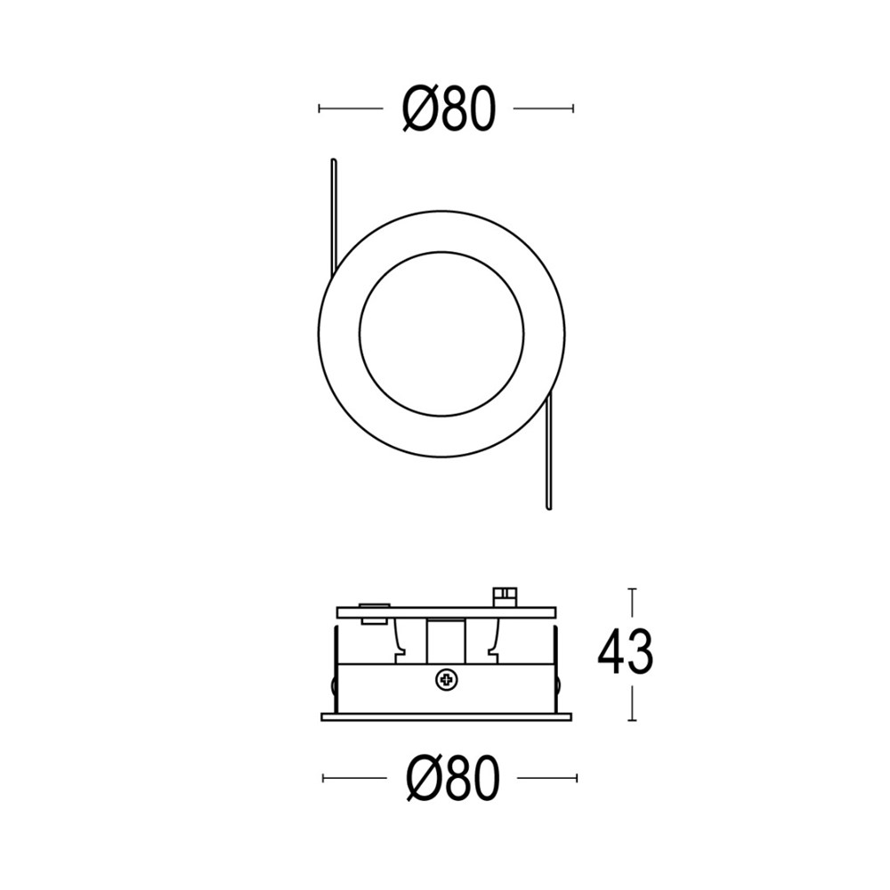 Comfort Dark RD Frame Ghidini Comfort Dark RD .01 Белый (Матовый)  - Вид №1