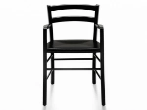 DE PADOVA Стул из бука с подлокотниками