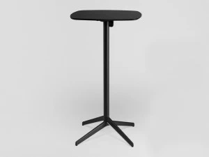 ENEA Высокий стол с откидной столешницей из алюминия и hpl Pile