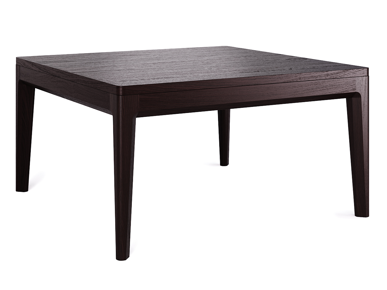 Журнальный столик квадратный 65 см дуб венге Case №1 THE IDEA  210083 Венге;черный  - Вид №1