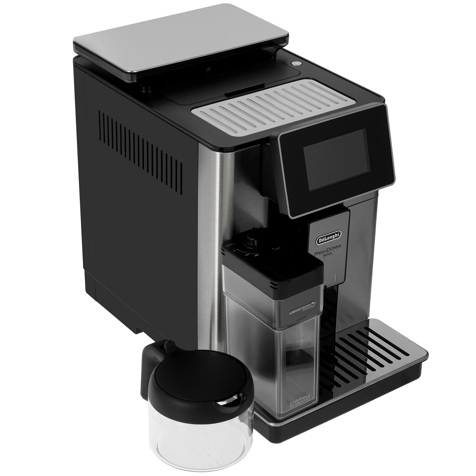 4900469 Кофемашина автоматическая DeLonghi ECAM 610.75.MB серебристый STDN-0098250 - Вид №6