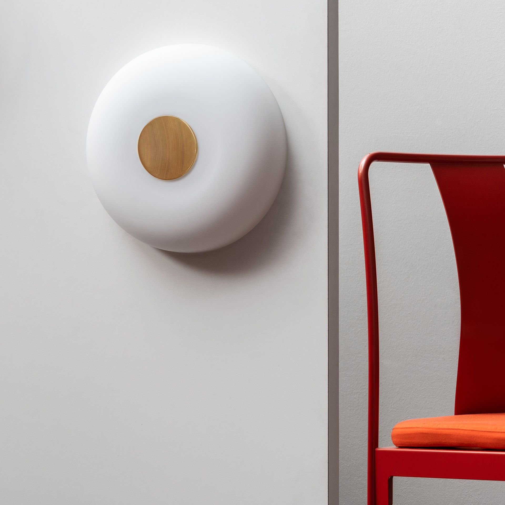 Светодиодный настенный светильник из опалового стекла FontanaArte Tropico ARCH-00119605 - Вид №9