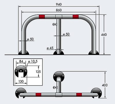 Лежачий полицейский Arco PARKY ARCH-00005320