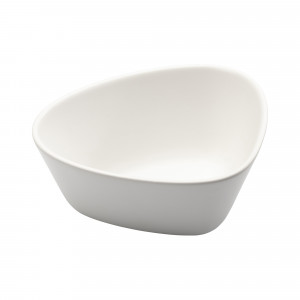 990179 Тарелка глубокая 1 шт (22х20х10см) каменная керамика, белая;LIND DNA