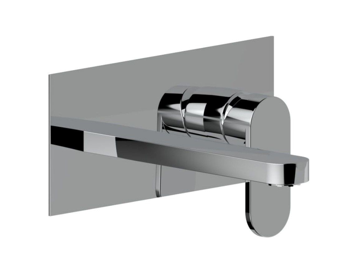 Смеситель для раковины с 2 отверстиями и пластиной Ercos Versilia ARCH-00019126