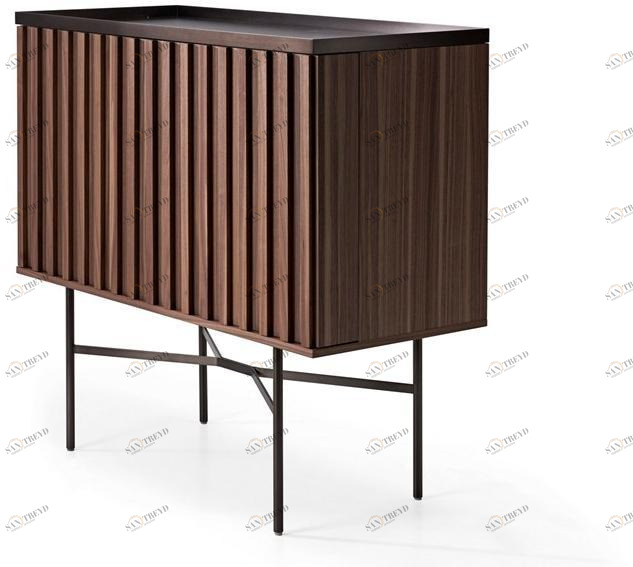 more Барный шкаф из орехового дерева со встроенной подсветкой Harri sun-id-1350222