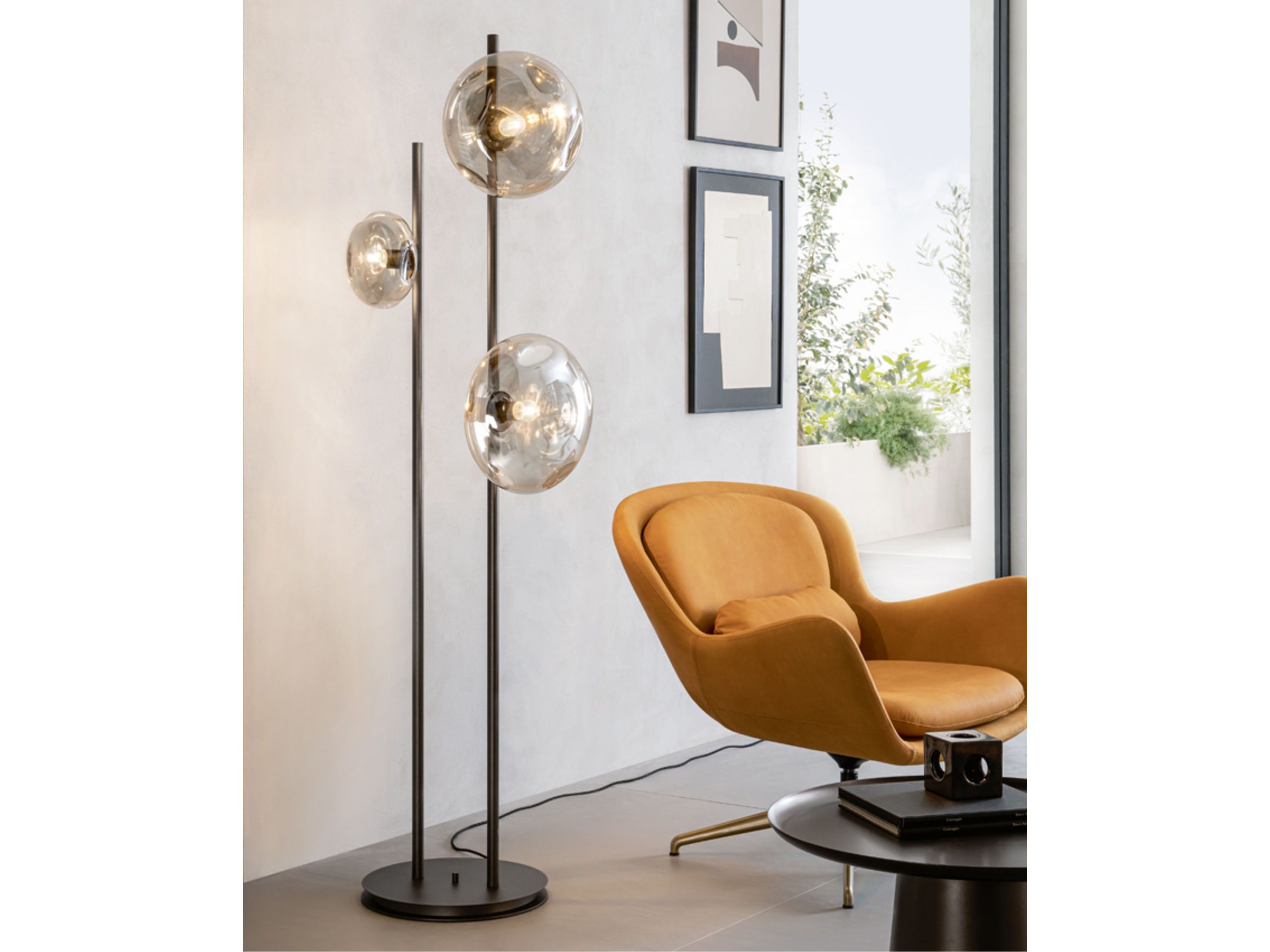 Напольная лампа из дутого стекла RIFLESSI Nubola ARCH-00023302