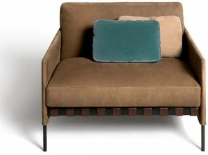 DE PADOVA Кресло из ткани с подлокотниками Étiquette