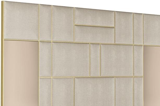 FRATO Кожаное изголовье для двуспальной кровати с обивкой  Ffu160003aaj  - Вид №2