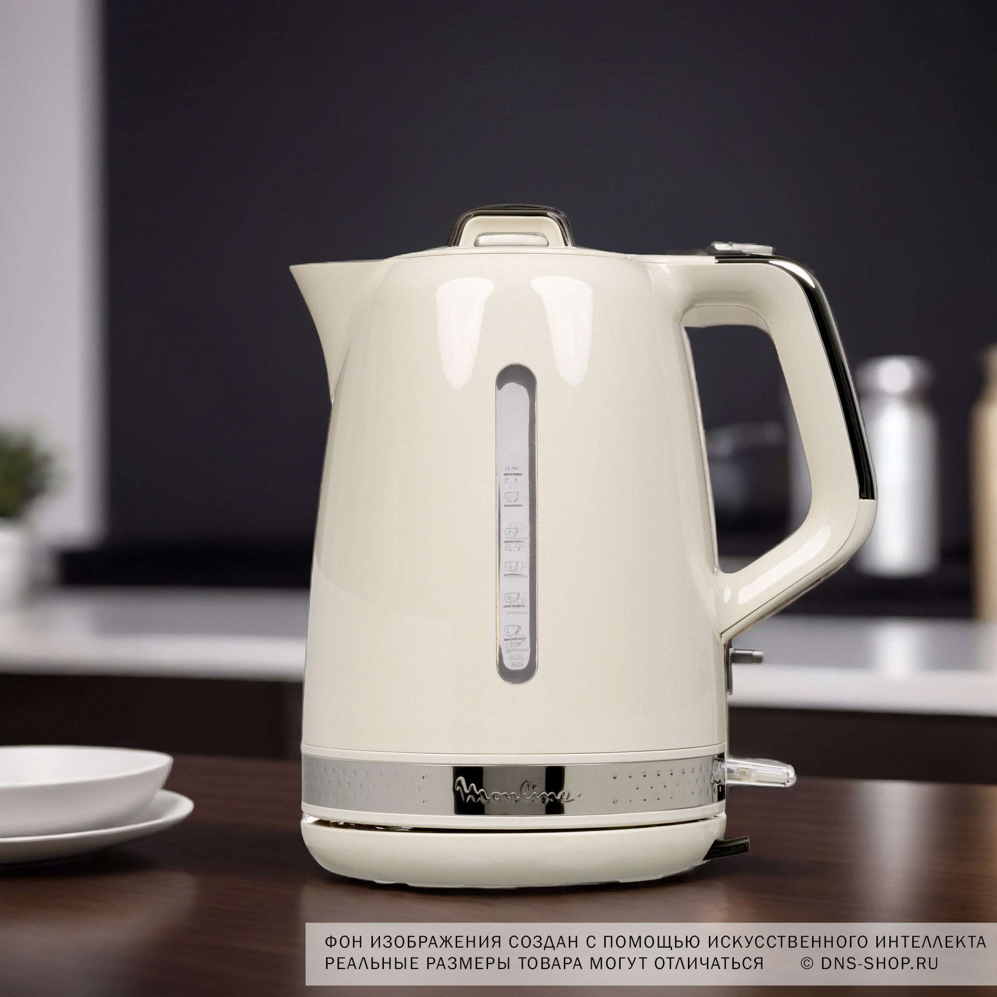 1312006 Электрочайник Moulinex Soleil BY320A30 бежевый STDN-0013193 - Вид №16