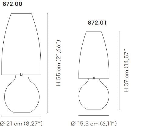 Настольная лампа из дутого стекла VENINI Argea ARCH-00098537 - Вид №3