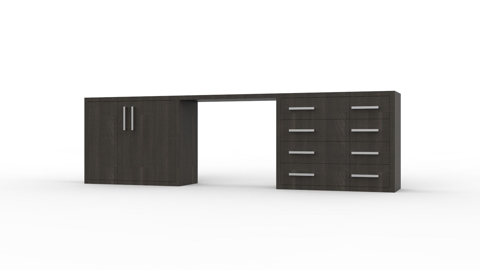 Прямоугольный стол с ящиками для контракта Mobilspazio Zeus ARCH-00077647 - Вид №7