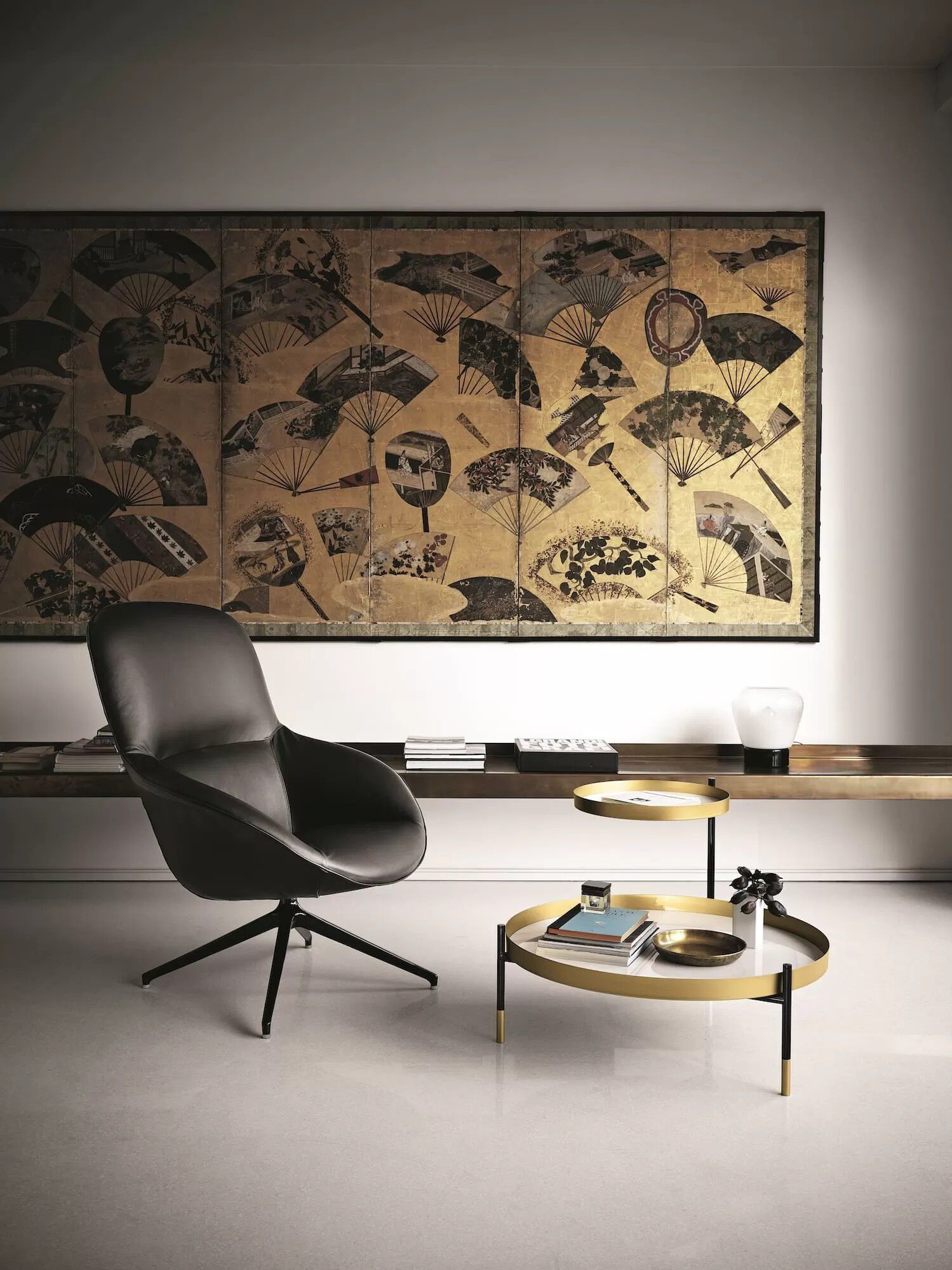 Стальной журнальный столик с столешницей SuperMarmo Bontempi Casa PLANET ARCH-00085079 - Вид №2