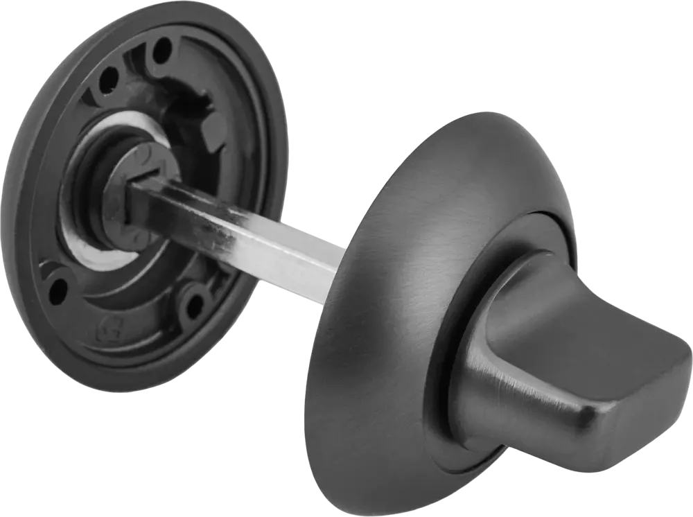 Фиксатор дверной PUNTO BK6.R.TL54 графит с системой экстренной разблокировки 85282343