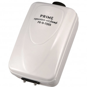 ПР0045346 Компрессор двухканальный регулируемый, 10Вт, 2*6л/мин, глубина аквариума до 120см, бесшумный PRIME