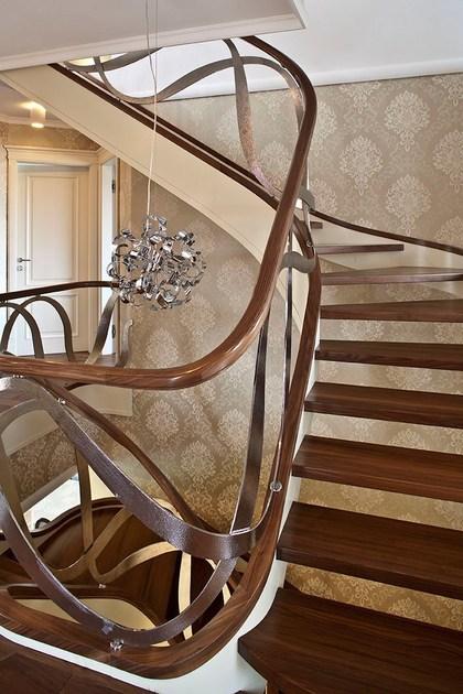 Siller Treppen П-образная открытая лестница из массива дерева Dubai sun-id-1408388 - Вид №1