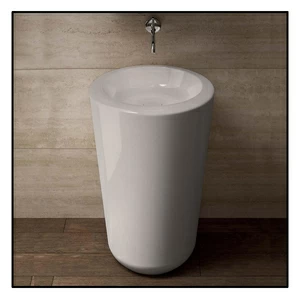 FLFREEPTL Накладная раковина на столешницу  круглая Ceramica Cielo