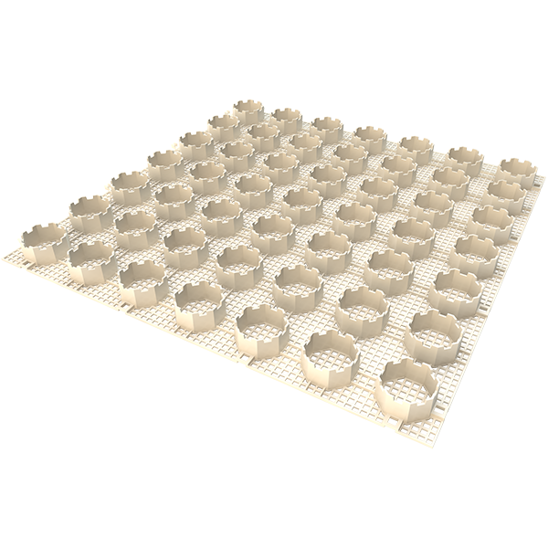 Geogravel Решетка для гравийных парковок с высоким сопротивлением Geoplast 