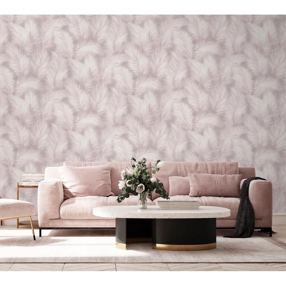 WALLSECRET Flamingo - Флизелиновые обои пудрового оттенка 89395601 STLM-1495041 - Вид №4