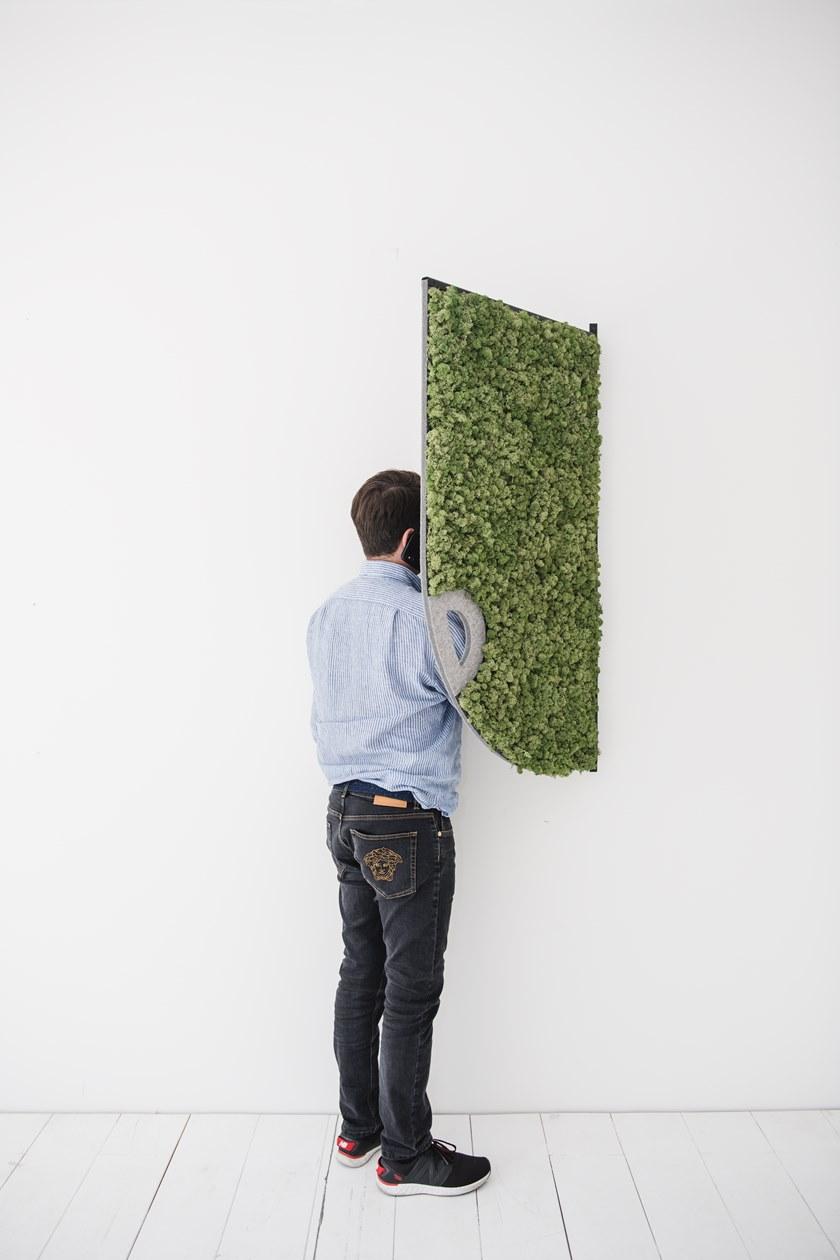 GREEN MOOD Звукопоглощающая офисная перегородка из мха Design sun-id-1473076 - Вид №6