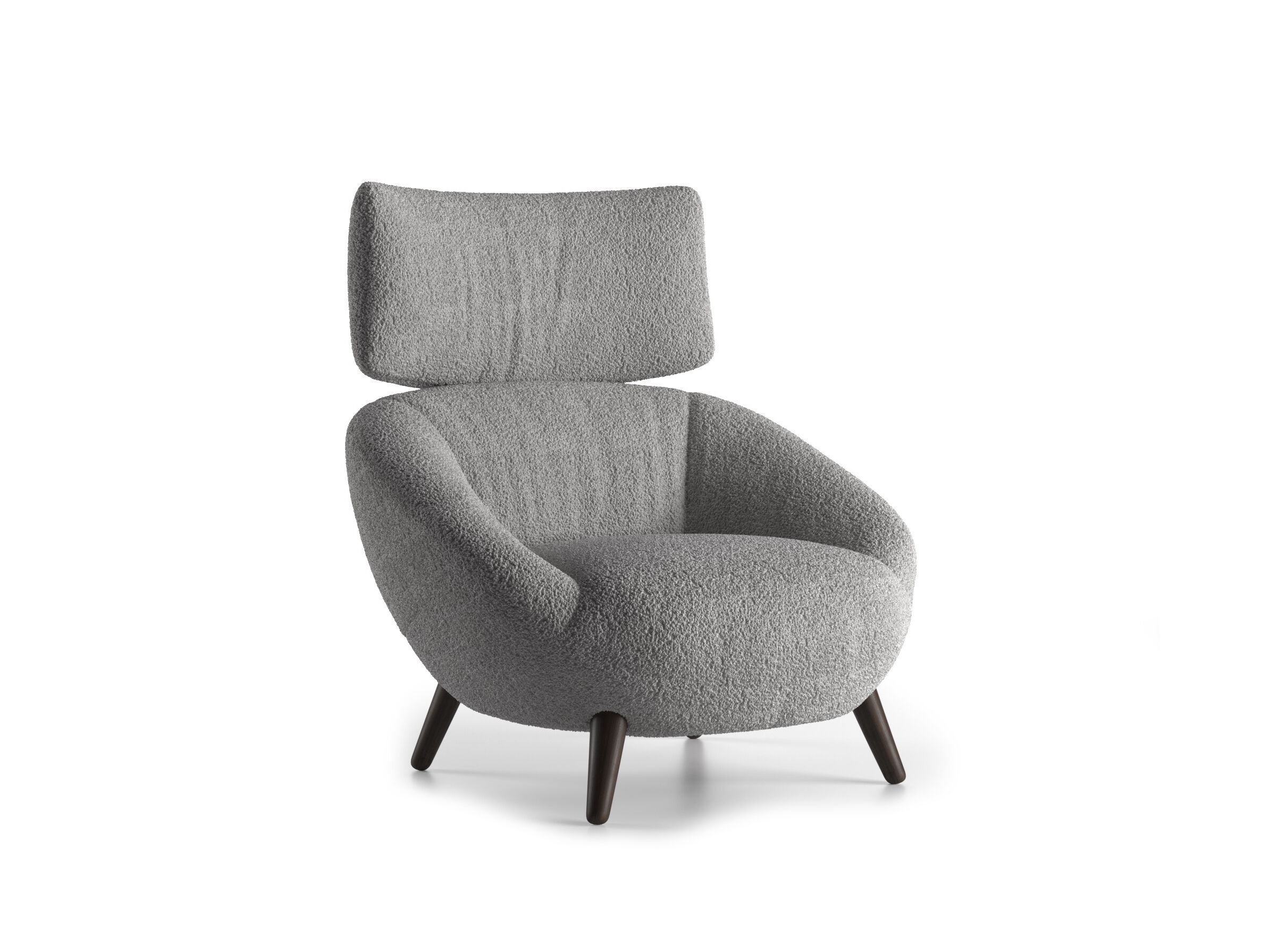 Тканевое кресло с подголовником Natuzzi Italia LUNA ARCH-00145066 - Вид №4