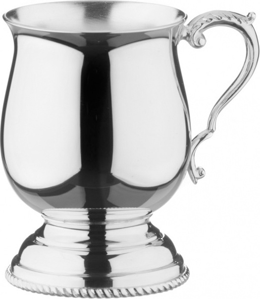 10590065 Arthur Price Кружка детская Arthur Price "Лист" 8,5см, (посеребрение), п/к Посеребрение 