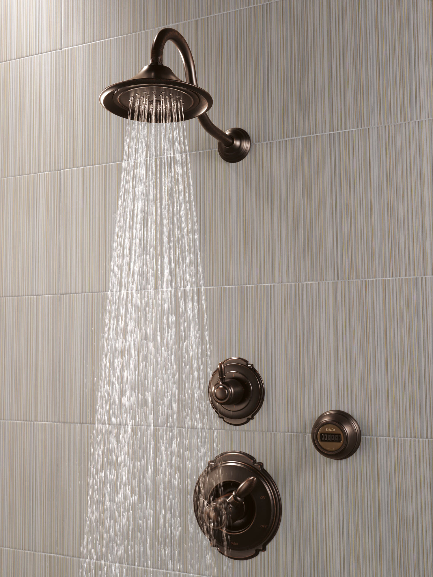 T11955-RB 3-портовая переключающая накладка с 6 позициями Delta Faucet Victorian Венецианская бронза - Вид №8