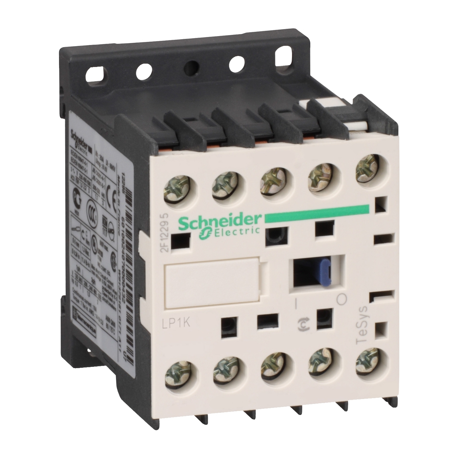 LP1K09008ED Контактор LP1K 4P 20А 400/42В DC 4кВт Schneider Electric TeSys 
