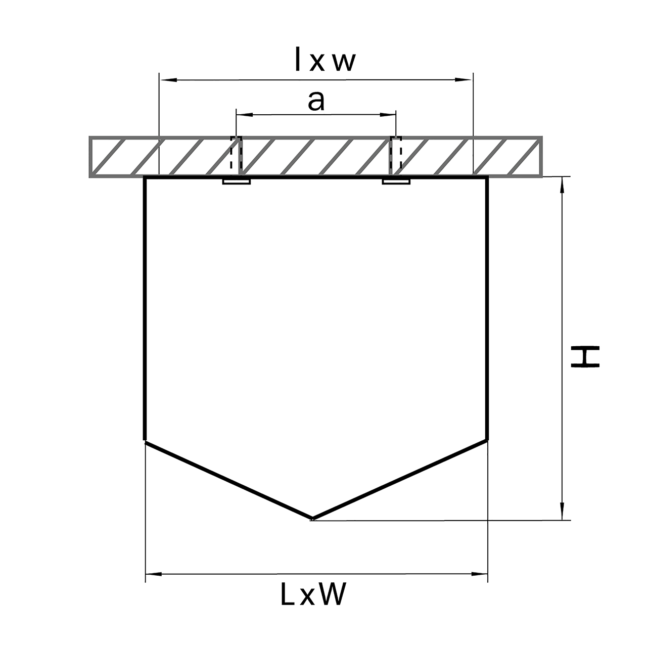 Потолочный светодиодный светильник Lightstar Quadro 211477 LIGHTSTAR QUADRO 100961 Черный - Вид №1