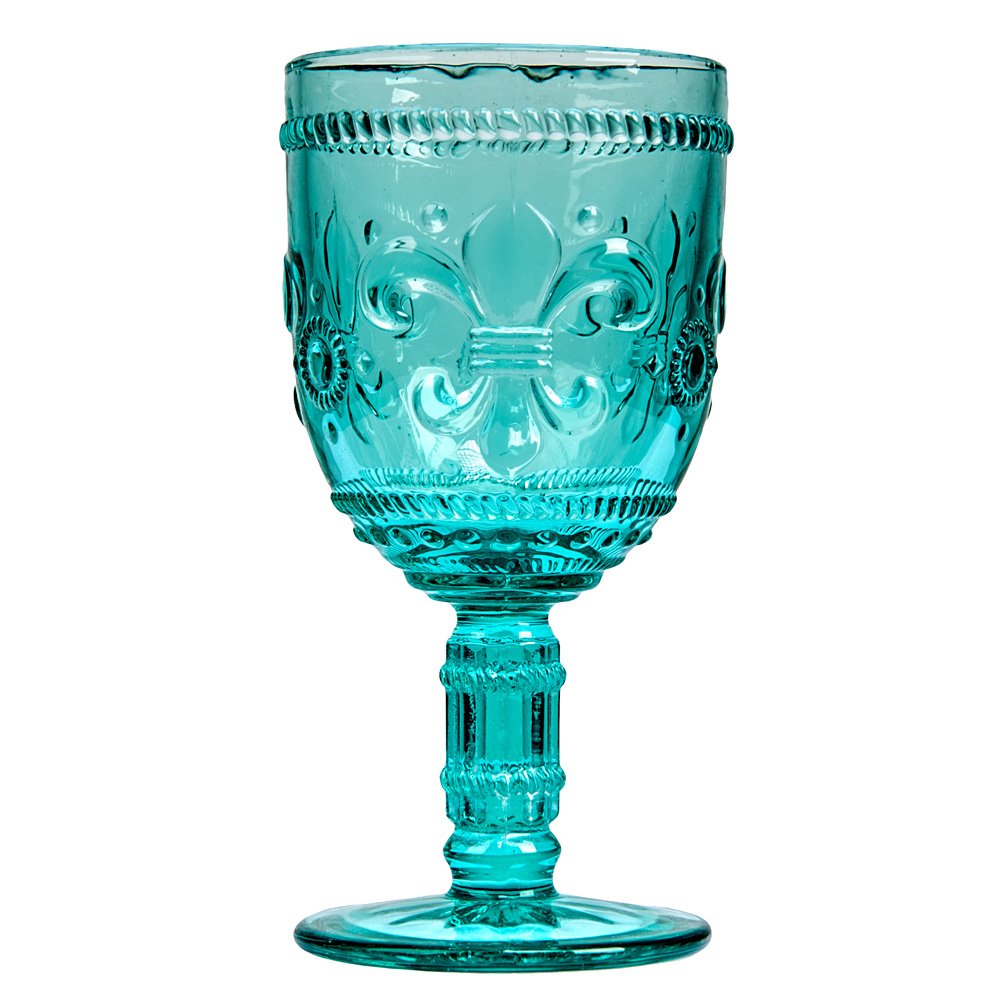 Комплект винных фужеров «Королевская лилия» BYOBJECT CRYSTAL 030040 Голубой;зеленый;фиолетовый Object Desire - Вид №1