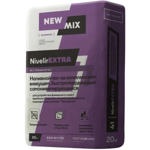 Наливной пол New Mix Nivelir Extra 20 кг 83583329 STLM-2070234