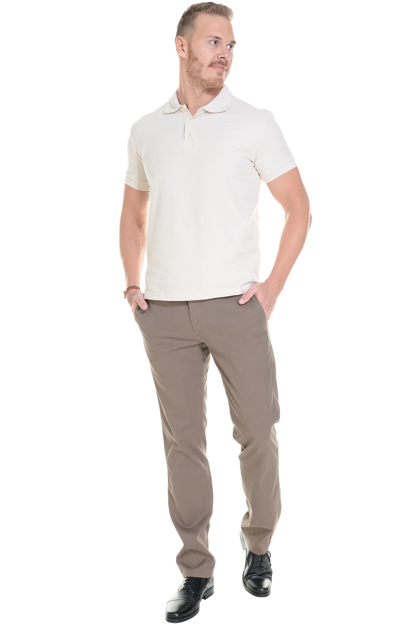 68254 Брюки  мужские chocolate (коричневые) El-Risto  Одежда для официантов  размер 58/170-176  - Вид №7