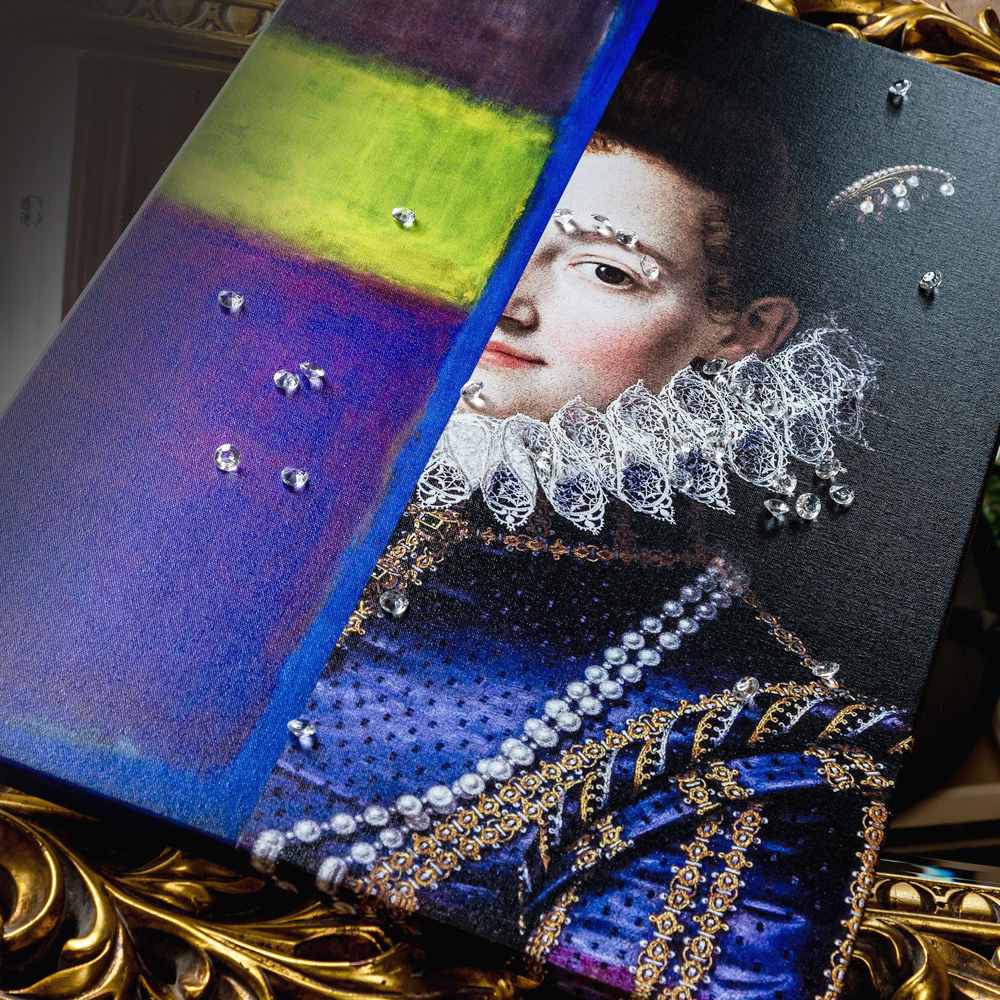 30101910 Арт-портрет «Кристина» (холст, галерейная натяжка) Object Desire  - Вид №9