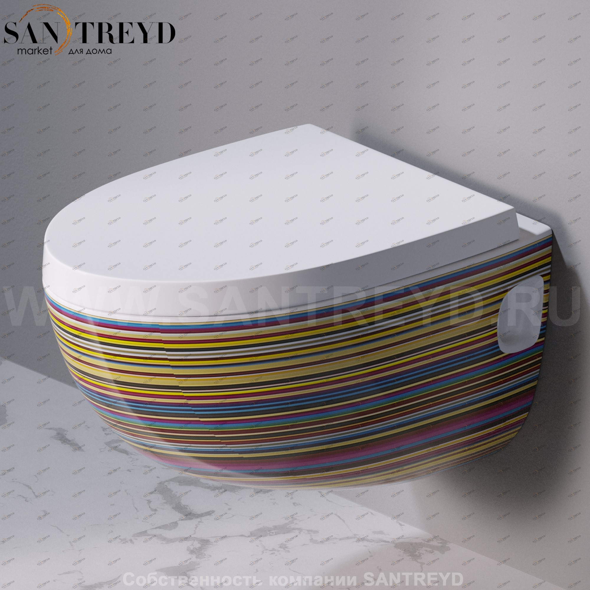 S511.430 Подвесной унитаз настенный Белый A. e T. Italia OVAL Италия AeT ITALIA