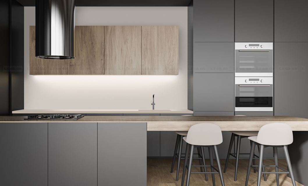 Столешницы для кухни - Кварц леруа LIGRON LIST342 2395 - Вид №13