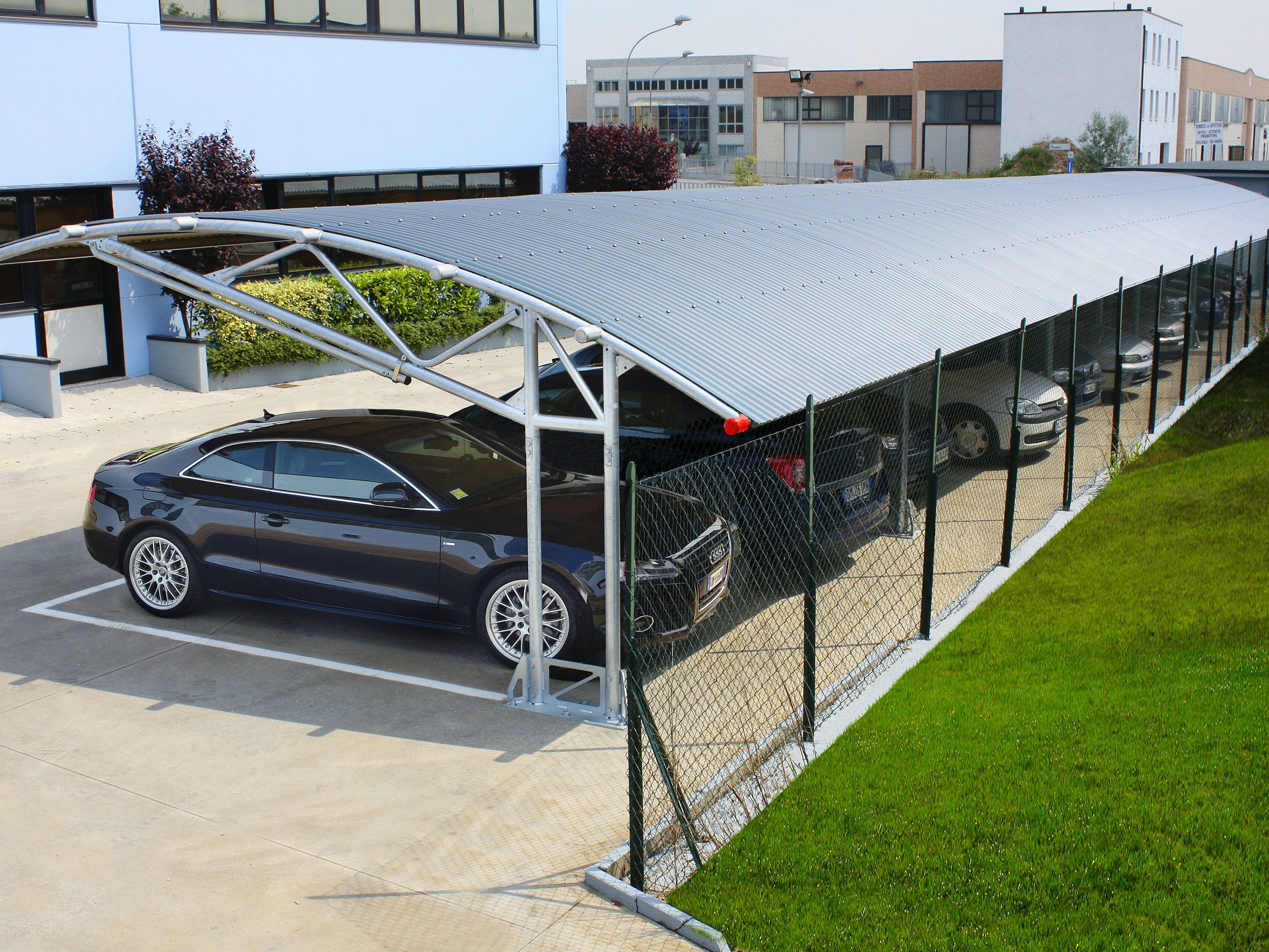 Стальной навес для парковочных мест SELVOLINA PRIMAVERA ARCH-00101195 - Вид №3