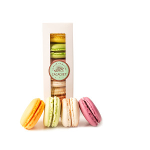 Макарунс ассорти CACAOJET 180 г
