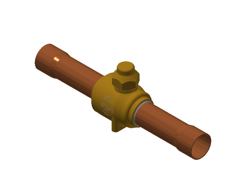 Danfoss GBC — Запорные шаровые краны для CO2 45 бар GBC 22s Кран запорный шаровой 009L7525  - Вид №13