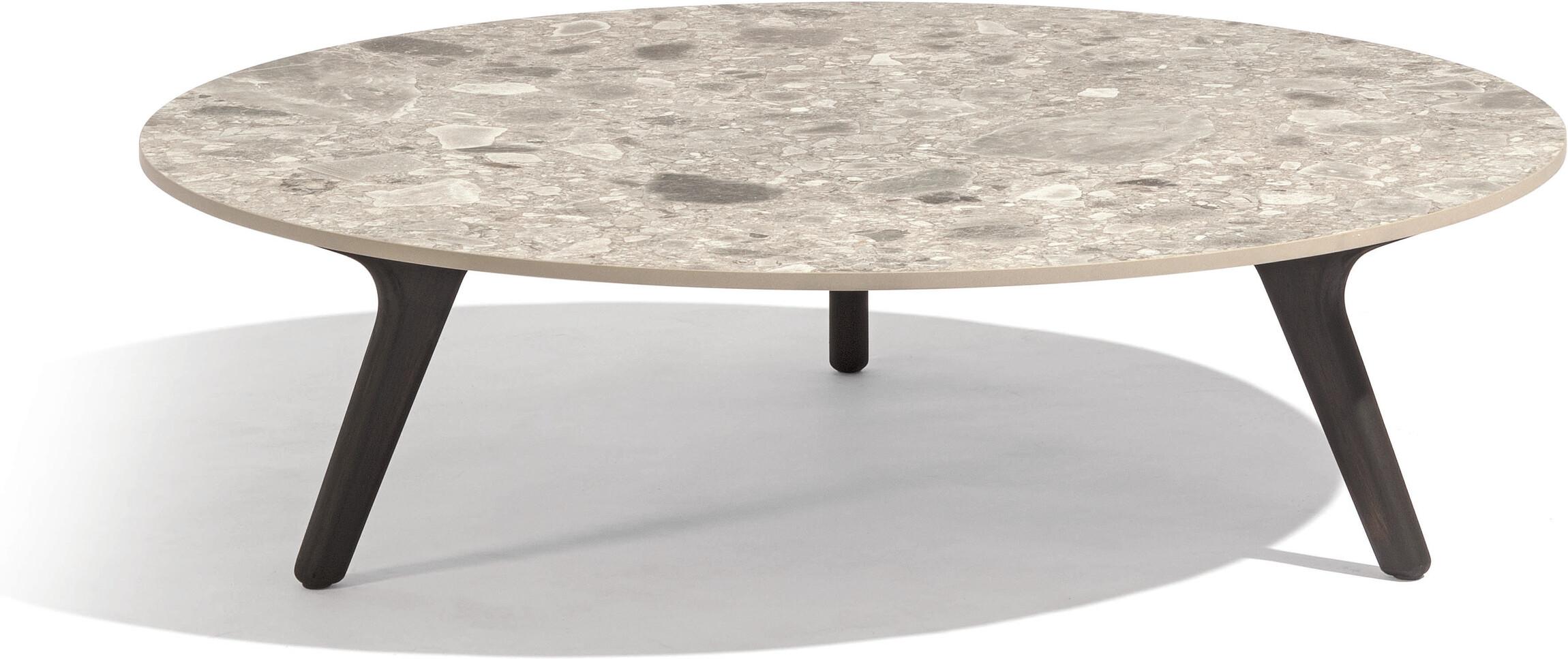 MNST994 Журнальные столики teak nero ⌀125см Manutti Torsa