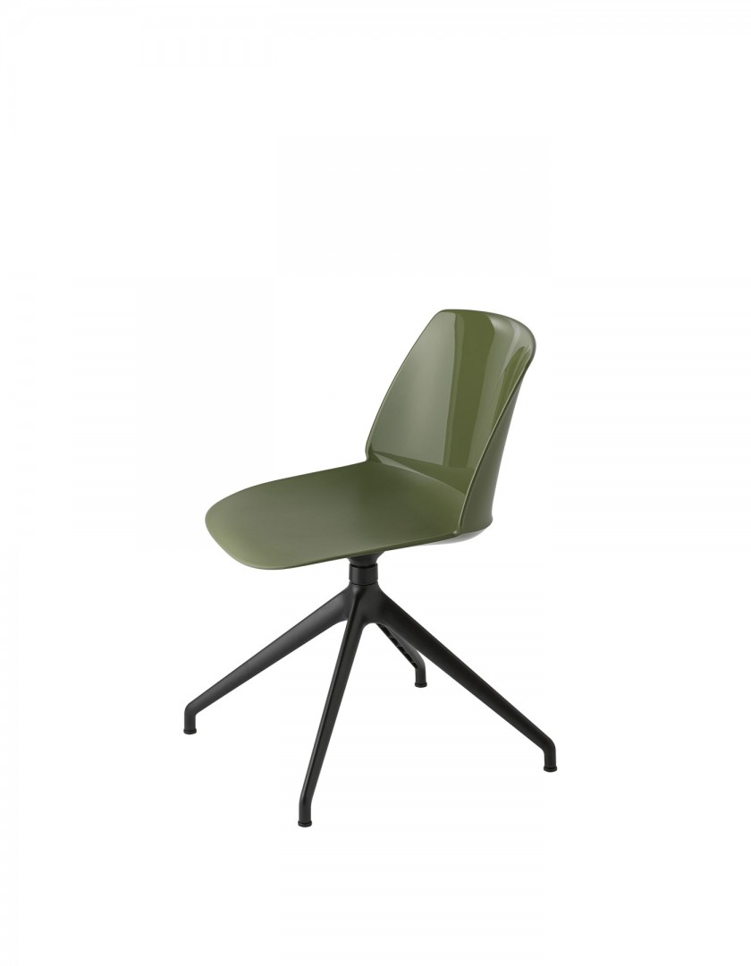 Classy 1086 Поворотный боковой стул с рамой из алюминия, литого под давлением, 4 звезды, корпус из полипропилена. Et al. Classy - Вид №1