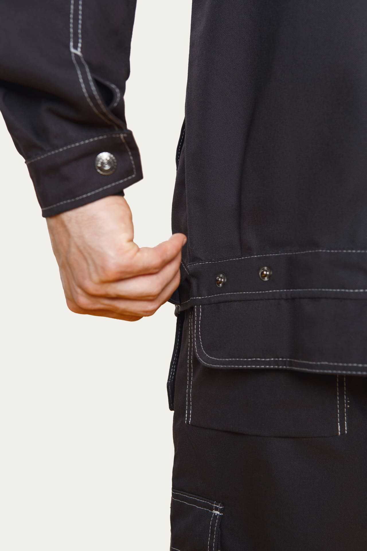 62594 Куртка  черная Union Space  Летняя спецодежда  размер 56-58/182-188  - Вид №8